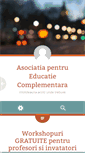 Mobile Screenshot of educatiecomplementara.ro