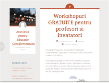 Tablet Screenshot of educatiecomplementara.ro